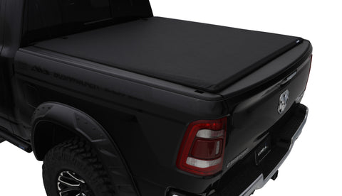 Lund 02-17 Dodge Ram 1500 (5.5ft. Bed) Genesis Elite Roll Up Tonneau Cover - Black - 96865