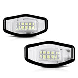 xTune 01-15 Honda Civic LED License Plate Bulb Assembly White 5500K LAC-LP-HA03 - Pair - 9044991