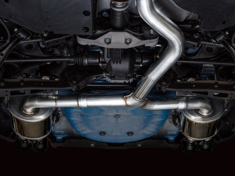 AWE Tuning 2022+ VB Subaru WRX Touring Edition Exhaust - Diamond Black Tips - 3015-43979