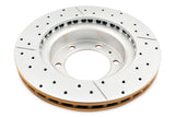 DBA 05-20 Toyota Tacoma (w/6 Lug Wheel & 4 Piston Clpr) Front Drilled & Slotted Street Series Rotor - 2716X