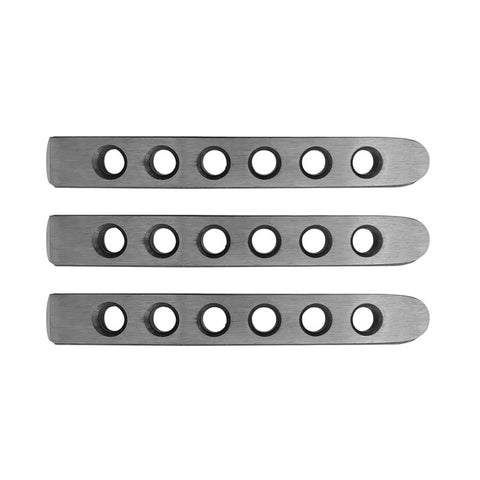 DV8 Offroad 2007-2018 Jeep JK Aluminum Stick On Door Handle Inserts - Set Of 3 - D-JP-190059-AL-3