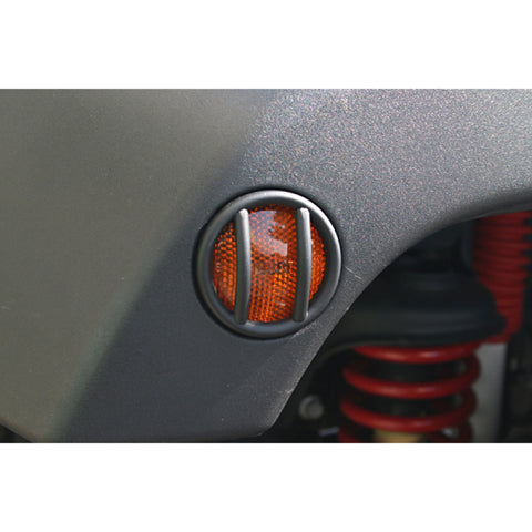 Rugged Ridge 07-18 Jeep Wrangler JK Black Side Marker Light Euro Guards - 11231.12