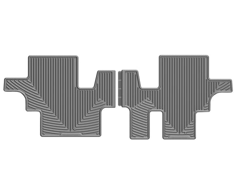 WeatherTech 14+ Chevrolet Silverado Rear Rubber Mats - Grey - W310GR