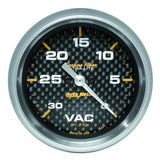 AutoMeter Gauge Vacuum 2-5/8in. 30Inhg Digital Stepper Motor Carbon Fiber - 4871