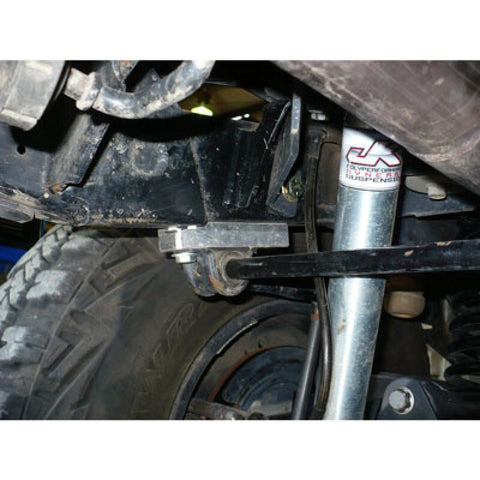 Synergy 07-18 Jeep Wrangler JK/JKU Rear Sway Bar Drop Bracket Kit Billet Alum 1.0in Drop - 8086-02