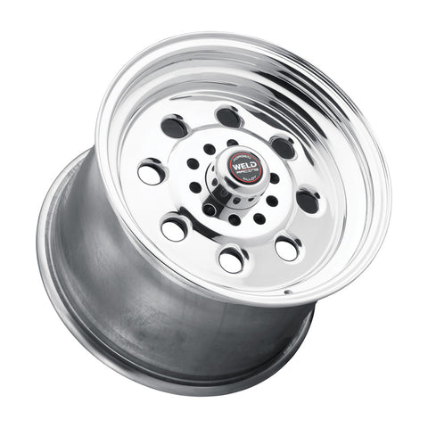 Weld Draglite 15x3.5 / 4x108 & 4x4.5 BP / 1.375in. BS Polished Wheel - Non-Beadlock - 90-54030