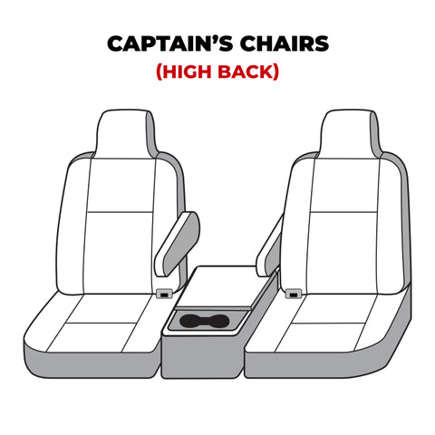 Covercraft 00-06 Ford Excursion Polycotton SeatSaver Custom Front Row Seat Covers - Grey - SS2299PCGY