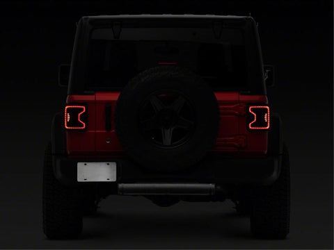 Raxiom 18-23 Jeep Wrangler JL LED Tail Lights- Blk Housing (Smoked Lens) - J137647-JL