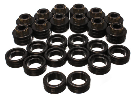 Energy Suspension 92-99 GM Denal XL/Suburban 2WD/Yukon XL 2WD Black Body (Cab) Mount Set - 3.4148G