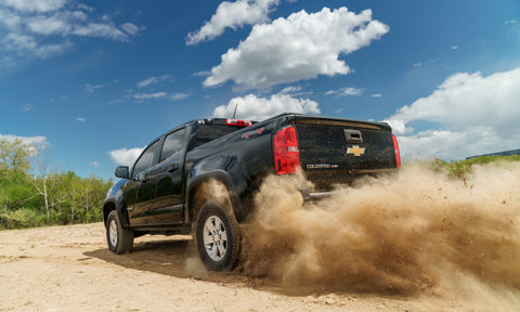 Bushwacker 15-19 Chevy Colorado (Excl. ZR2) OE Style Fender Flares 2pc Rear - Black - 40134-02
