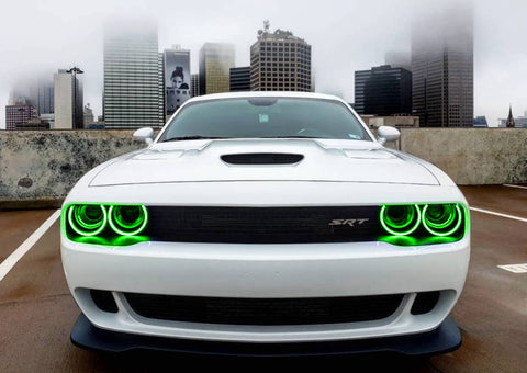 Oracle Dodge Challenger 15-21 LED Waterproof Halo Kit - ColorSHIFT w/ 2.0 Controller - 3990-333
