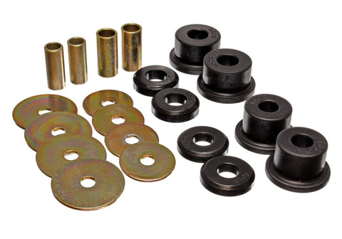 Energy Suspension 90-94 Mitsubishi Eclipse FWD Black Sub-Frame Bushing Set - 5.4103G