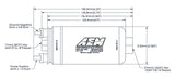 AEM 380LPH High Pressure Fuel Pump -6AN Female Out, -10AN Female In - 50-1005