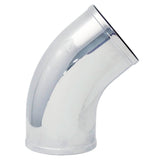 Spectre Universal Intake Elbow Tube (ABS) 3in. OD / 45 Degree - Chrome - 87381