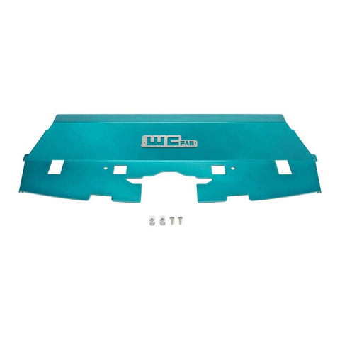 Wehrli 13-18 Cummins Fabricated Aluminum Radiator Cover - Candy Teal - WCF100546-CT