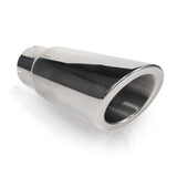 Stainless Works Double Wall Slash Cut Exhaust Tip - 4in Body 2 1/4in ID - 795225