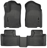 Husky Liners 11-13 Dodge Durango / 11-13 Jeep Grand Cherokee WeatherBeater Combo Black Floor Liners - 99051