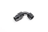 Radium Engineering -8AN 90 Degree PTFE Hose End - Black - 14-0636