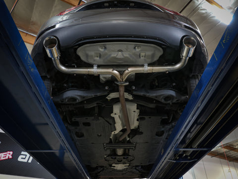 aFe Takeda 2-1/2in 304 SS Axle-Back Exhaust w/ Black Tip 14-18 Mazda 3 L4 2.0L/2.5L - 49-37014-B