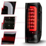 ANZO 1987-1996 Ford F-150 LED Taillights Black Housing Smoke Lens (Pair) - 311351