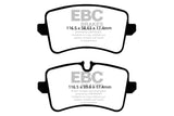 EBC 11 Audi A6 2.0 Turbo Redstuff Rear Brake Pads - DP32082C