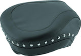 Mustang 84-06 Harley Standard Rear Tire Wide Touring Passenger Seat w/Studs- Black - 75095