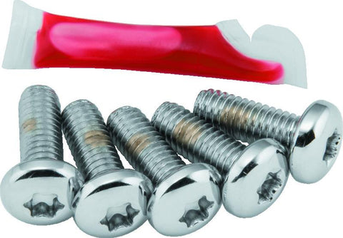 Performance Machine Rotor Bolt Set - Chrome - 0109-0012-CH