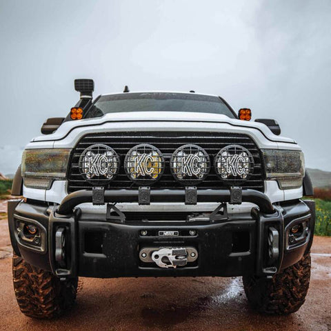 KC HiLiTES SlimLite 8in. LED Stone Guard - Black - 7230