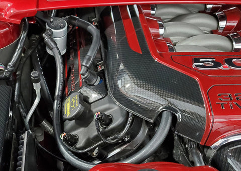 J&L Oil Separator 3.0 Passenger Side 2011-14 Mustang GT/12-13 Boss 302 Remote Mount - Clear Anodized - 3041P-C