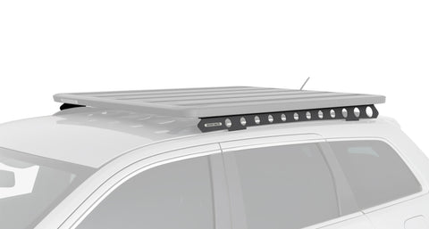 Rhino-Rack 11-21 Jeep Grand Cherokee WK2 4DR (w/ Metal Roof Rails) Backbone Mounting System - Black - RJGB1
