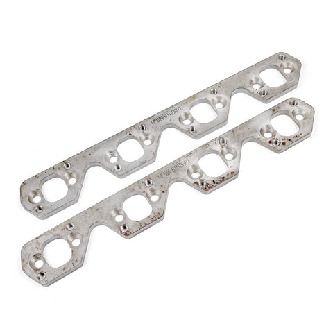Stainless Works SBF Wide Rectangular Port Header Adapter 304SS Exhaust Flanges 1-7/8in-2in Primaries - HFSBFBTADAPT