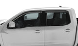 AVS 2022 Nissan Frontier (Crewcab Pickup) Ventvisor Outside Mount Window Deflectors 4pc - Smoke - 94788