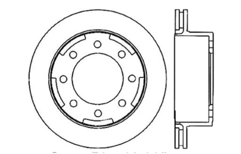 StopTech 03-06/08-09 Chevy Avalanche 2500 / 04-09 Silverado 3500 4WD/06-09 2WD (Single Rear Wheel) - 127.66044L