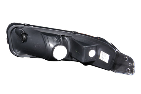 ANZO 2005-2009 Ford Mustang Euro Parking Lights Black w/ Amber Reflector - 511002