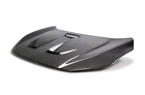 Seibon 2016-2017 Honda Civic Coupe/Sedan/Hatchback MR-Style Carbon Fiber Hood - HD16HDCV-MR