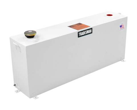 Tradesman Steel Rectangular Liquid Storage Tank (Full Size) - White - 83010T