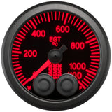 Autometer Stack 52mm 0-1100 Deg C Pro-Control Exhaust Gas Temp Gauge - Black - ST3513