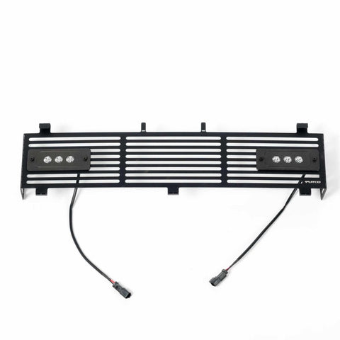Putco 11-18 Ram HD - SS - Bar Style Bumper Grille Inserts w/ 10in Luminix Light Bar (Black) - 87175L