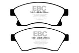 EBC 11+ Chevrolet Cruze 1.4 Turbo (10.9 inch front rotor) Ultimax2 Front Brake Pads - UD1522