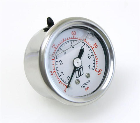 Turbosmart FPR Gauge 0-100psi Liquid Fill - TS-0402-2023