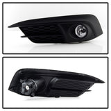 Spyder Honda Civic 2016-2017 2Dr/Coupe OEM Fog Light W/Switch- Clear FL-HC2016-2D-C - 5083067