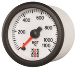 Autometer Stack 52mm 0-1100 Deg C Pro Stepper Motor Exhaust Gas Temp Gauge - White - ST3363