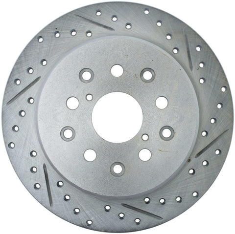 StopTech 01-05 Lexus IS300 / 02-10 Lexus SC430 Sport Slotted & Drilled Rear Left Brake Rotor - 227.44090L