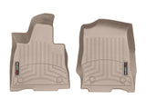 WeatherTech 2020+ Lincoln Aviator Front FloorLiner - Tan - 4515761