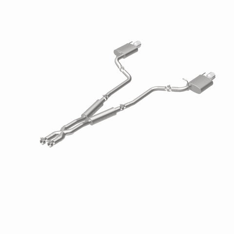 MagnaFlow 10-12 Cadillac CTS V6 3.0L (Exc AWD) Dual Split Rear Exit Stainless Cat Back Perf Exhaust - 15136