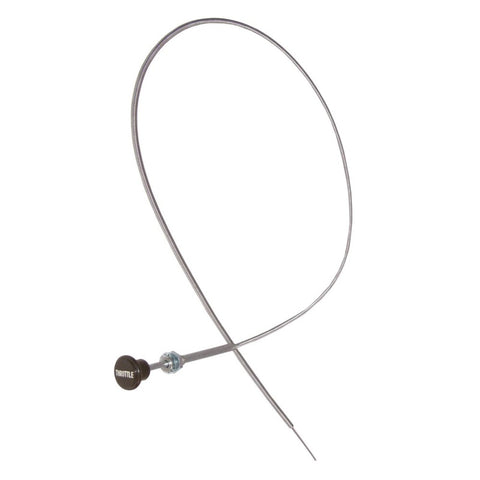 Omix Hand Throttle Cable Black Knob 41-71 Willys & Jp - 17735.01