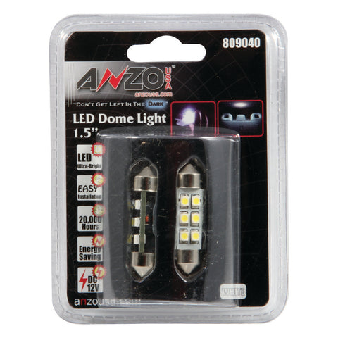 ANZO LED Dome Light Universal LED Dome Light - 1.5in - 809040