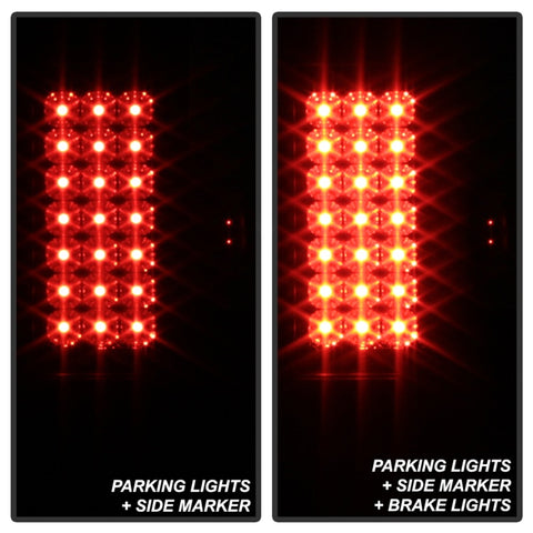 Spyder 08-16 Ford Super Duty LED Tail Lights Black Smoke ALT-YD-FS07-LED-BSM - 5083296