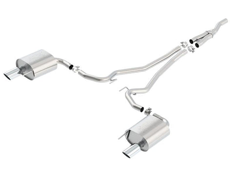 Borla Atak Cat Back 15-17 Ford Mustang 2.3L EcoBoost MT/AT 2.25in pipe 4in tip - 140585