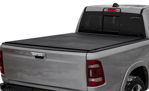 Access LOMAX Tri-Fold Cover 2019+ RAM 2500/3500 6.4ft Bed - Black Diamond Mist - B4040069